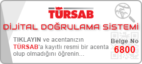 Türsab Belgesi